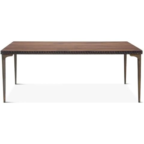 Vallarta 78" Two Tone Mango Wood Dining Table - Vigshome pertaining to Vallarta 78-Inch Two Tone Mango Wood Dining Table